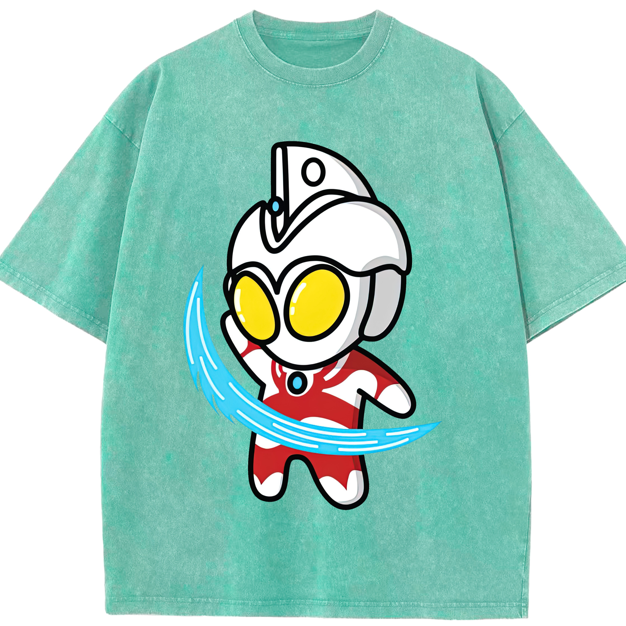 （画像用） ウルトラマン Ultraman 綿100% ヴィンテージ風 半袖Tシャツ（フロントプリント）